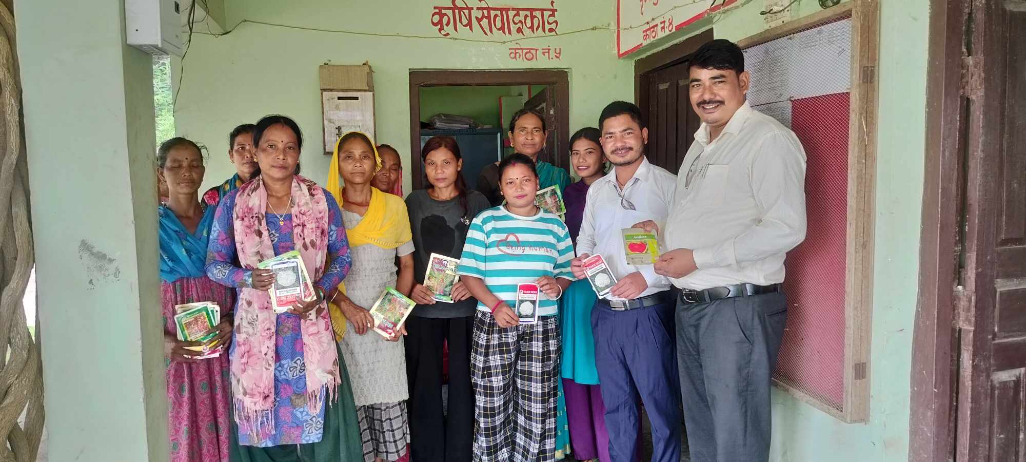 बर्दगोरियामा ५० प्रतिशत मूल्य अनुदानमा हिउँदे तरकारी बालीको बीउ वितरण सुरु
