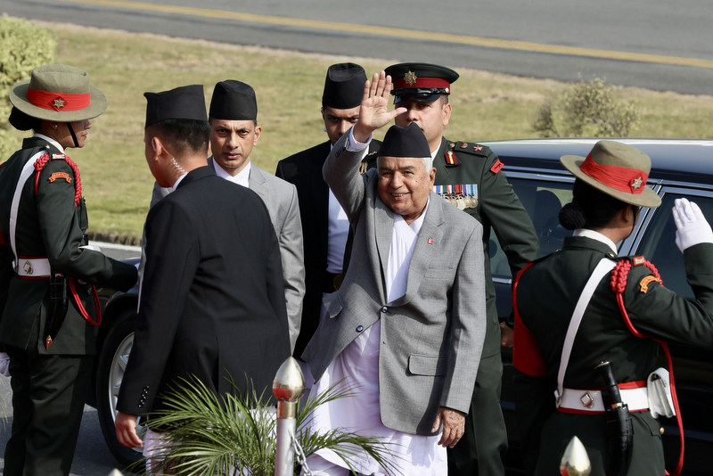 काठमाण्डौ आइपुगे राष्ट्रपति रामचन्द्र पौडेल