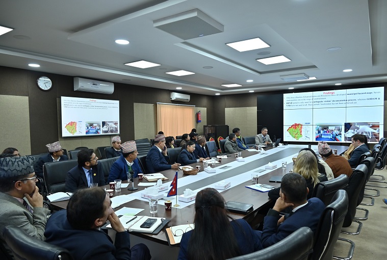 पालिकामा विपद् व्यवस्थापन कार्य संस्थागत हुन नसकेको एक अध्ययन प्रतिवेदनको निष्कर्ष