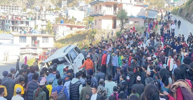 बाजुरामा स्कारपियो दुर्घटना हुँदा दुई महिलाको मृत्यु, तीन जना घाइते