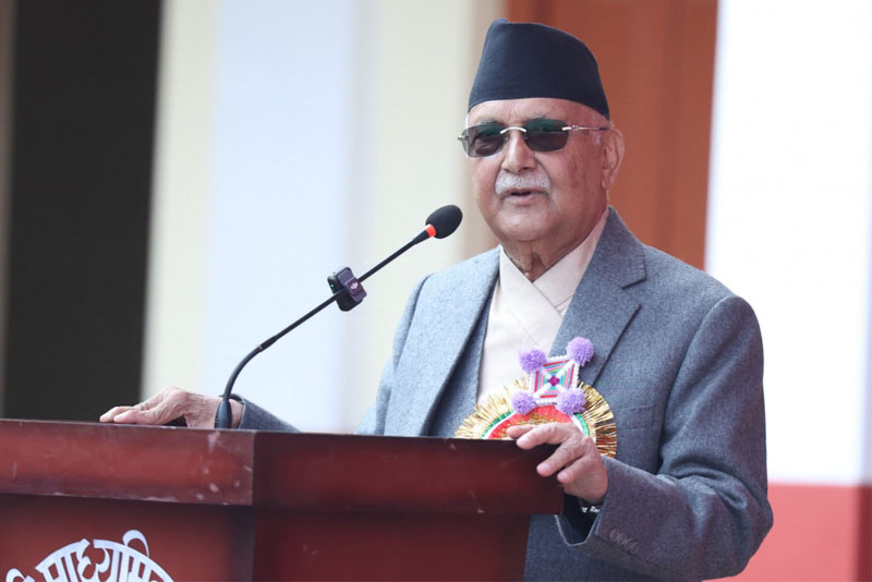 म प्रधानमन्त्रीबाट हटेँ देश हिँड्न छोड्यो, म आएको छु, फेरि देश हिँड्छ’ : प्रधानमन्त्री ओली