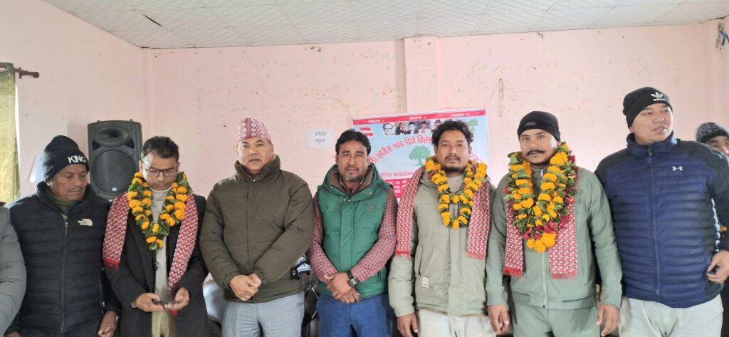 काँग्रेसको १०० दिने अभियान अन्तरगत बर्दगोरिया पालिका स्तरिय अन्तरक्रिया कार्यक्रम बौनियाँमा सम्पन्न