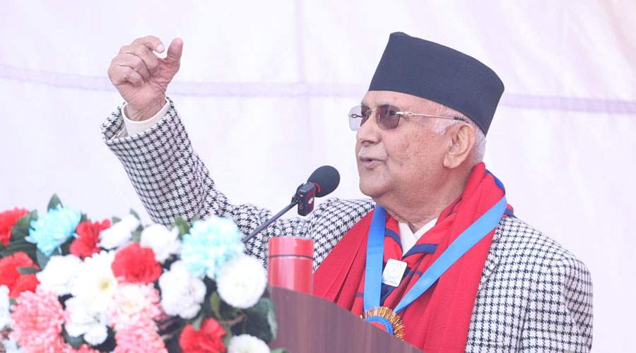 प्रचण्डलाई प्रधानमन्त्री ओलीको जवाफ, अब ०६४ को जमाना छैन