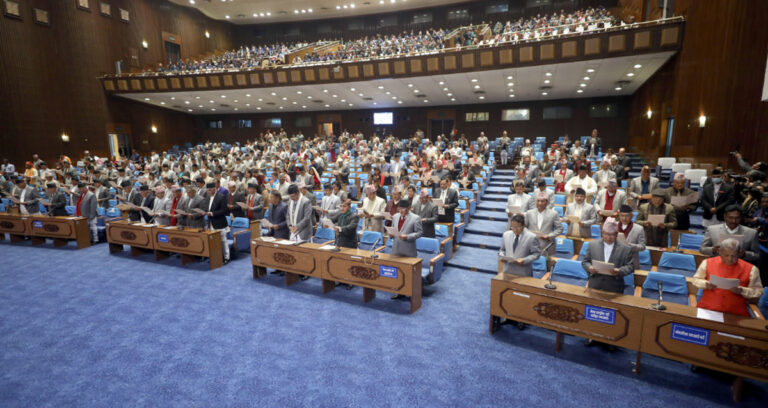प्रधानमन्त्रीसहित शीर्ष नेताले संसदमा आज सम्बोधन गर्ने