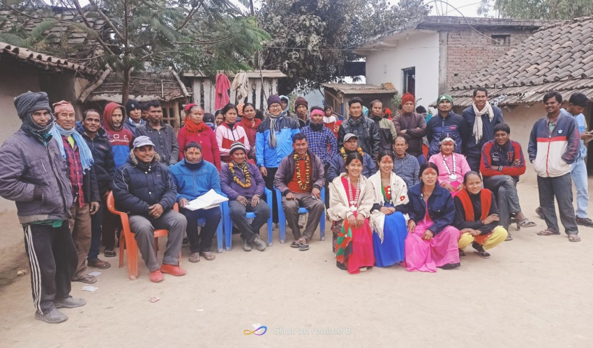 थारू गाउँमा वरघर (भलमन्सा) छनोट सुरू