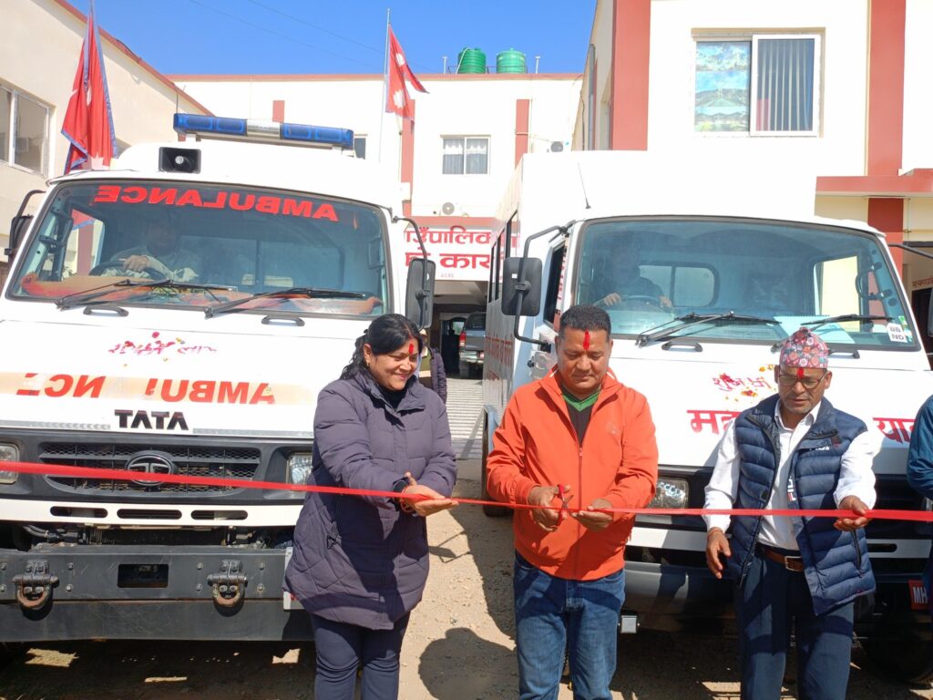 बर्दगोरियामा निशुल्क महाप्रस्थान यान संचालनमा, मृतकको काजकिरियाका लागि जनही १० हजार दिइने
