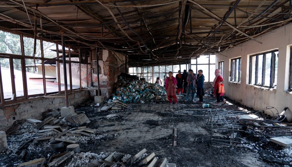 राजावादीको आगजनी र तोडफोडबाट जडीबुटी कम्पनीमा २८ करोड बराबरको क्षति