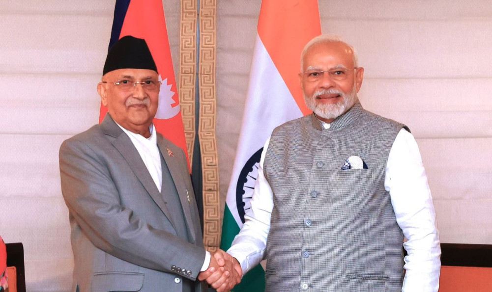 प्रधानमन्त्री ओली र भारतका प्रधानमन्त्री मोदीबीच भेट तय