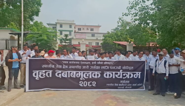 ऐन जारी गराएर मात्र काममा फर्कीने स्थानीय तहका कर्मचारीको अडान