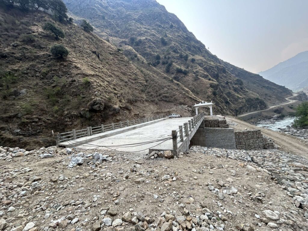 सम्झौताको सात वर्षमा बन्यो ताग्रु खोलामा पुल