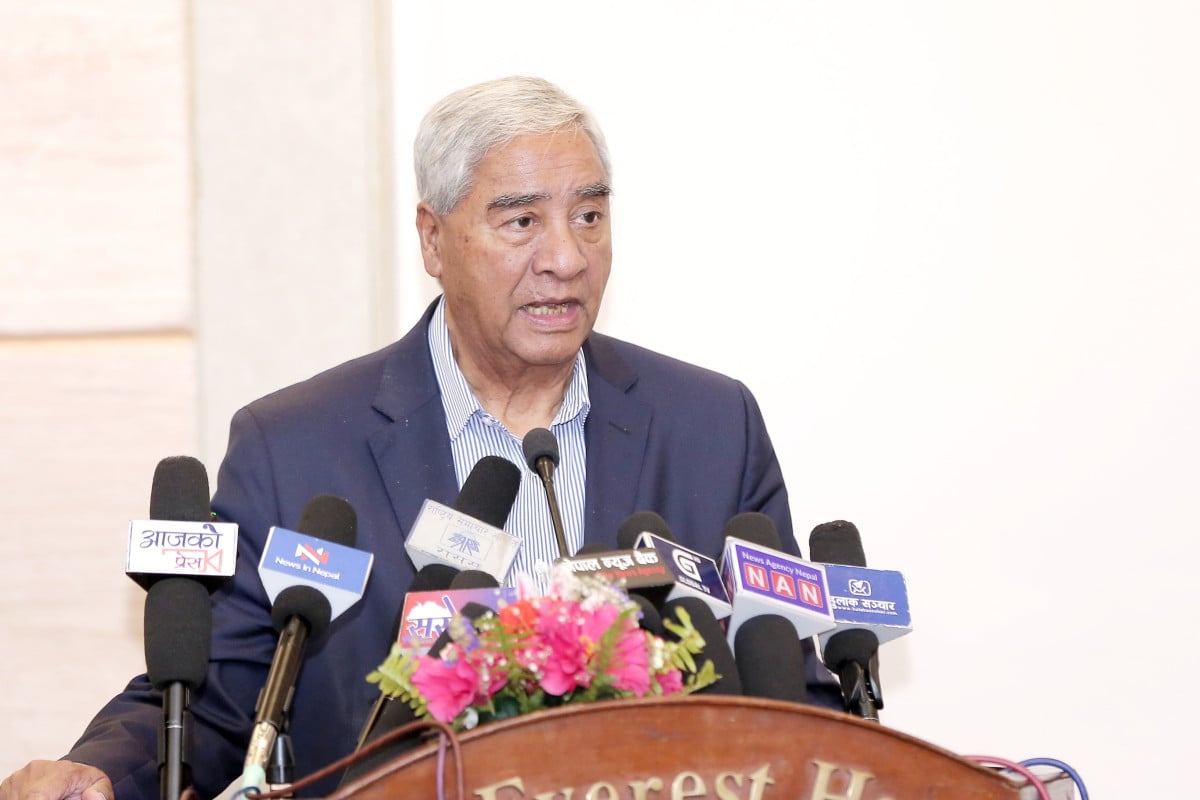 नेपालबाट मान्छेबाहेक अरु केही निर्यात गर्न सकिएनः देउवा