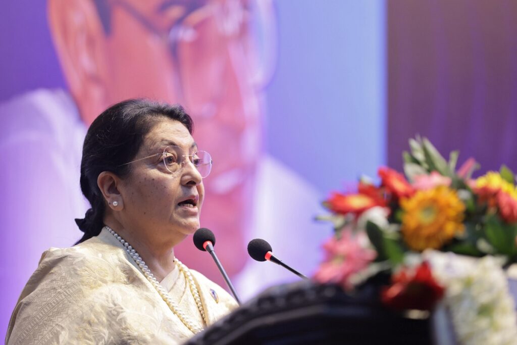 जनतालाई सुखी र राष्ट्रलाई समृद्ध बनाउने दायित्व पूरा गर्न राजनीतिमा फर्किएकी छुः विद्या भण्डारी