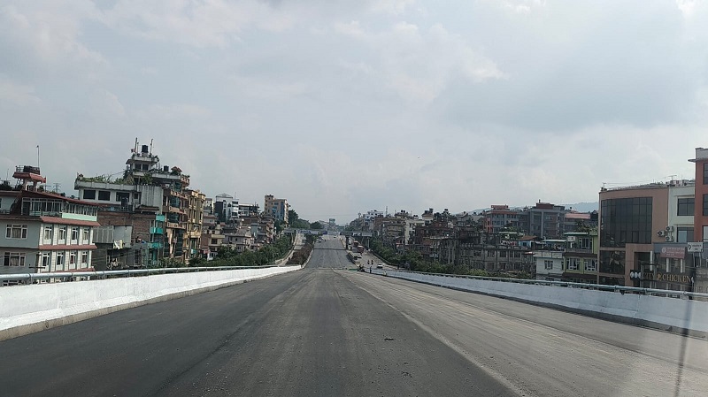 निकै व्यस्त सडकका रूपमा रहेको ग्वार्कोमा बनेको ‘ओभरपास’मा आजदेखि गाडी चल्ने