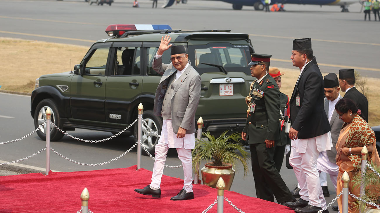 प्रधानमन्त्री ओली आज नेपाल फर्कंदै