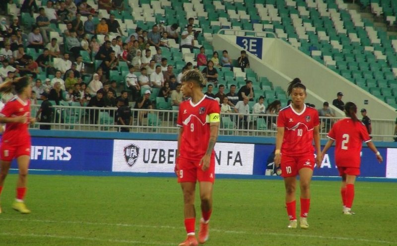 महिला एशियन कप २०२६ छनोटको निर्णायक खेलमा नेपाल उज्वेकिस्तानसँग पराजित