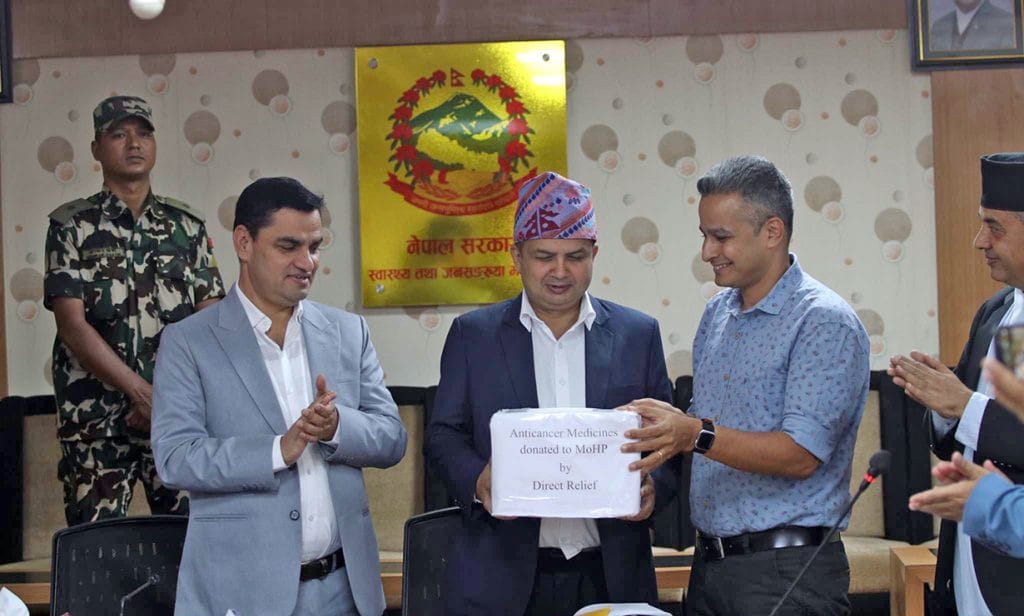 क्यान्सरसम्बन्धी औषधि हस्तान्तरण, बिरामीलाई नि:शुल्क उपलब्ध गराइने