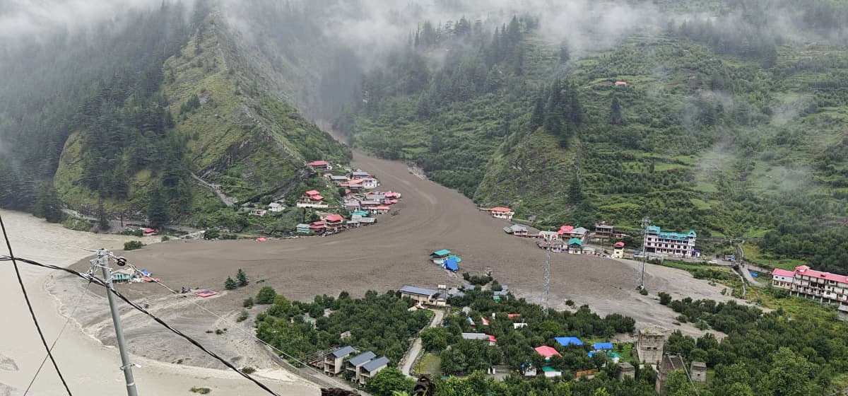 उत्तराखण्डमा जलप्रलय: ३४ सेकेन्डमै बगायो धराली गाउँ