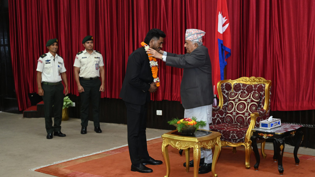 खेलाडीको खेलक्षेत्रमा भविष्य सुरक्षित गर्नेतर्फ सरकारले ध्यान दिनुपर्छ : राष्ट्रपति पौडेल