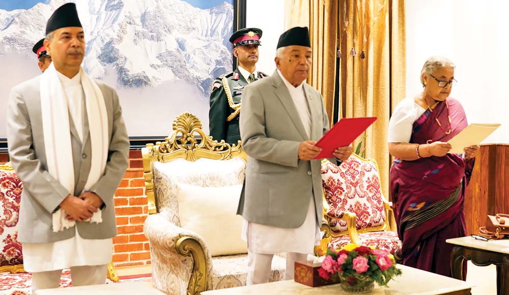 नवनियुक्त प्रधानमन्त्रीले आइतबार पदभार ग्रहण गर्ने