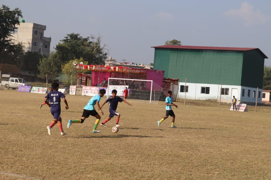 प्रदेश ब्यापी बिधालय स्तरीय फुटबल प्रतियोगिता : छात्र/छात्राको क्वाटर फाईनल समीकरण पूरा