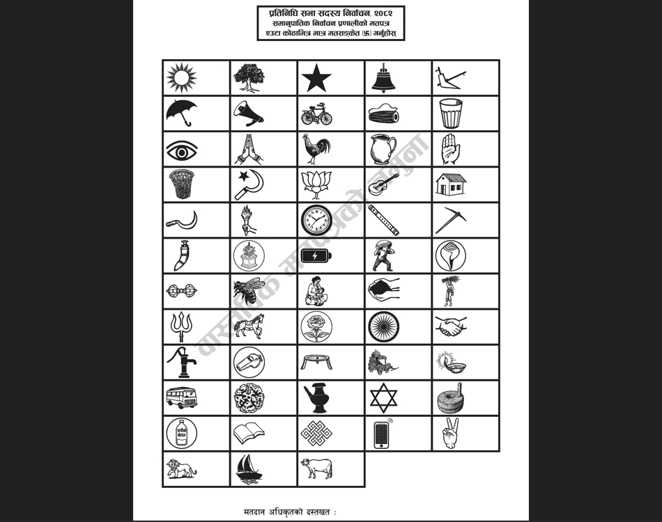 समानुपातिक मतपत्र सार्वजनिक, काठमाडौँको सबैभन्दा ठुलो