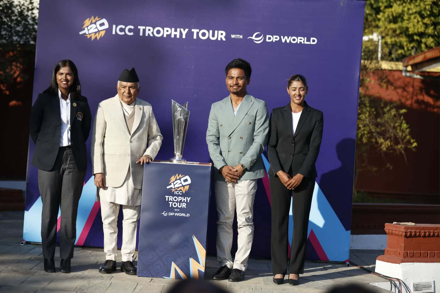 टी–२० विश्वकप ट्रफी नेपाल आउनु देशका लागि गौरव : राष्ट्रपति पौडेल