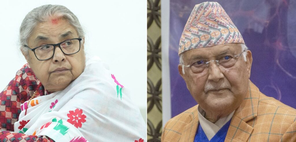 प्रधानमन्त्री कार्की र एमाले अध्यक्ष ओलीबीच निर्वाचनकेन्द्रित वार्ता