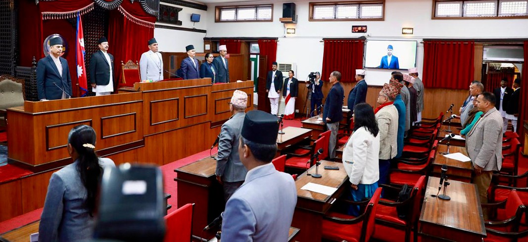 सामाजिक सञ्जाल विधेयक फिर्तासम्बन्धी प्रस्ताव राष्ट्रियसभामा प्रस्तुत हुँदै