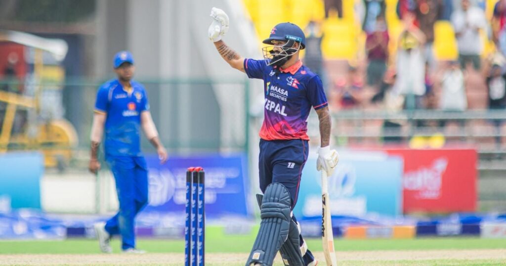 नेपालको शानदार जित, यूएई ३७ रनले पराजित