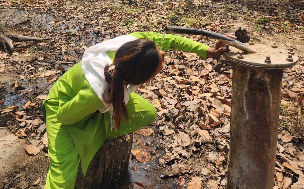 कैलालीमा सुक्न थाल्यो भूमिगत पानीको स्रोत