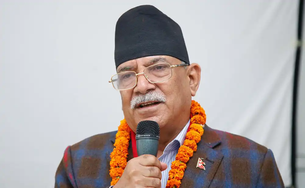 गणतन्त्रपछि मुलुकले हासिल गरेका उपलब्धिमाथि योजनाबद्ध नकारात्मक प्रचार भइरहेको छ : ‘प्रचण्ड’